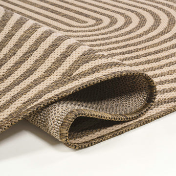 Margot Modern Geometric Arch Stripe Area Rug